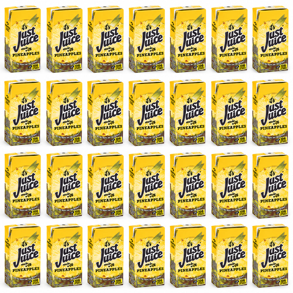 Just Juice 100% Pure Pineapple Juice 200ml (12 & 24 Boxes)