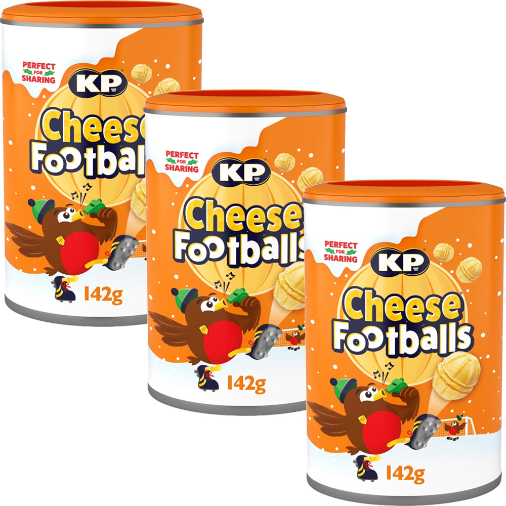 KP Cheese Footballs Tin 3 x 142g