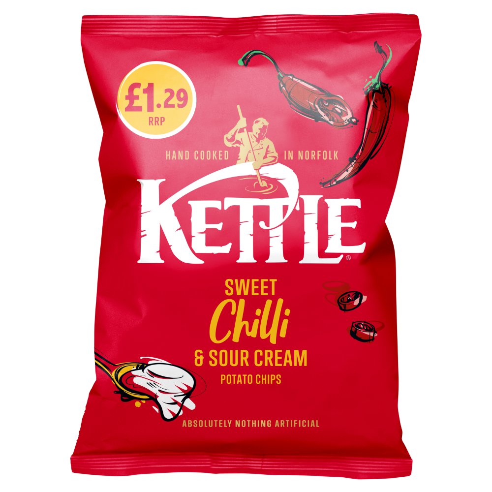 Kettle Sweet Chilli & Sour Cream Chips PMP 80g (Box of 12)