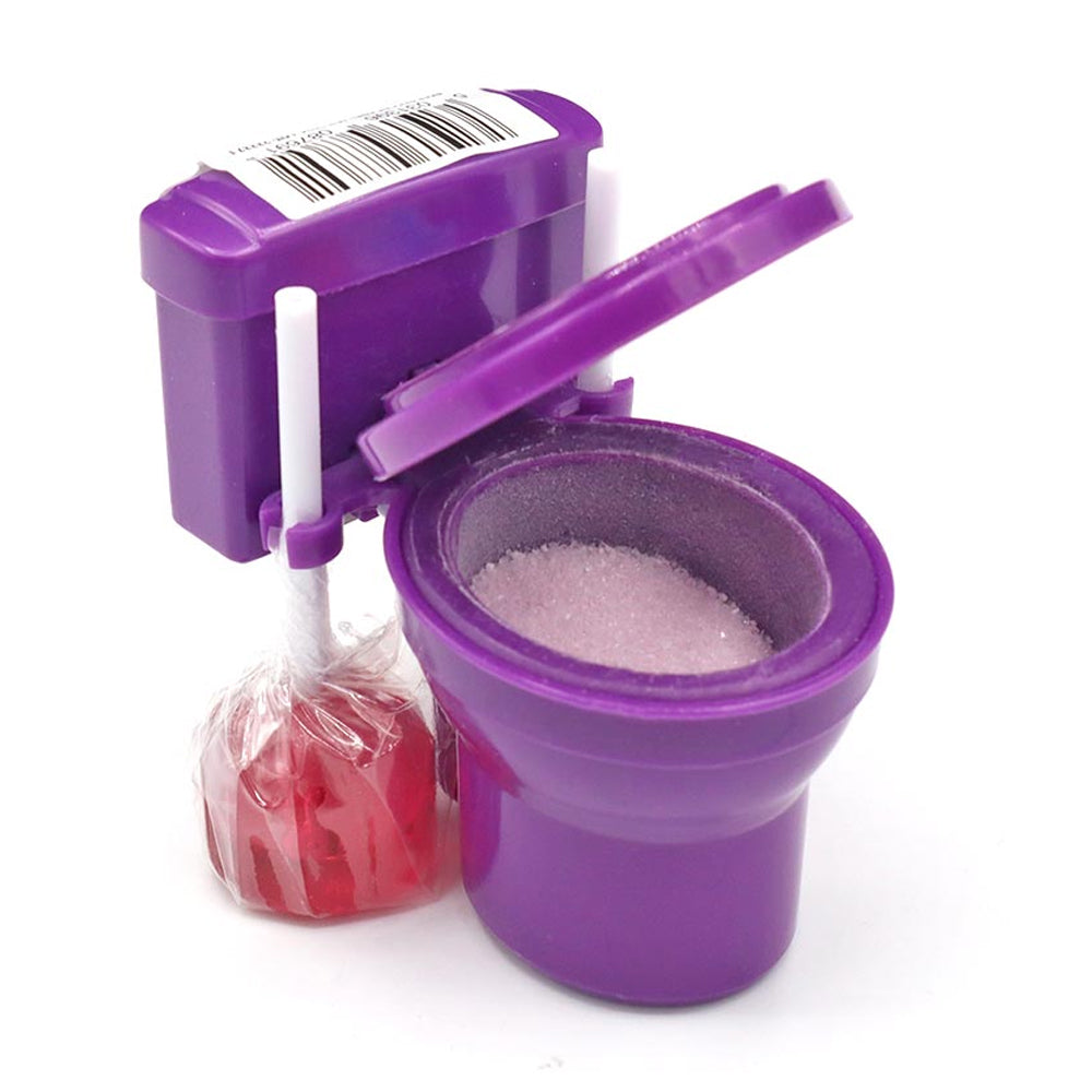 Kidsmania Sour Flush Fruit Lollipop & Sherbet Dip 12 x 39g