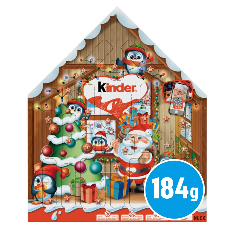 Kinder Chocolate House Advent Calendar 184g Christmas 2026