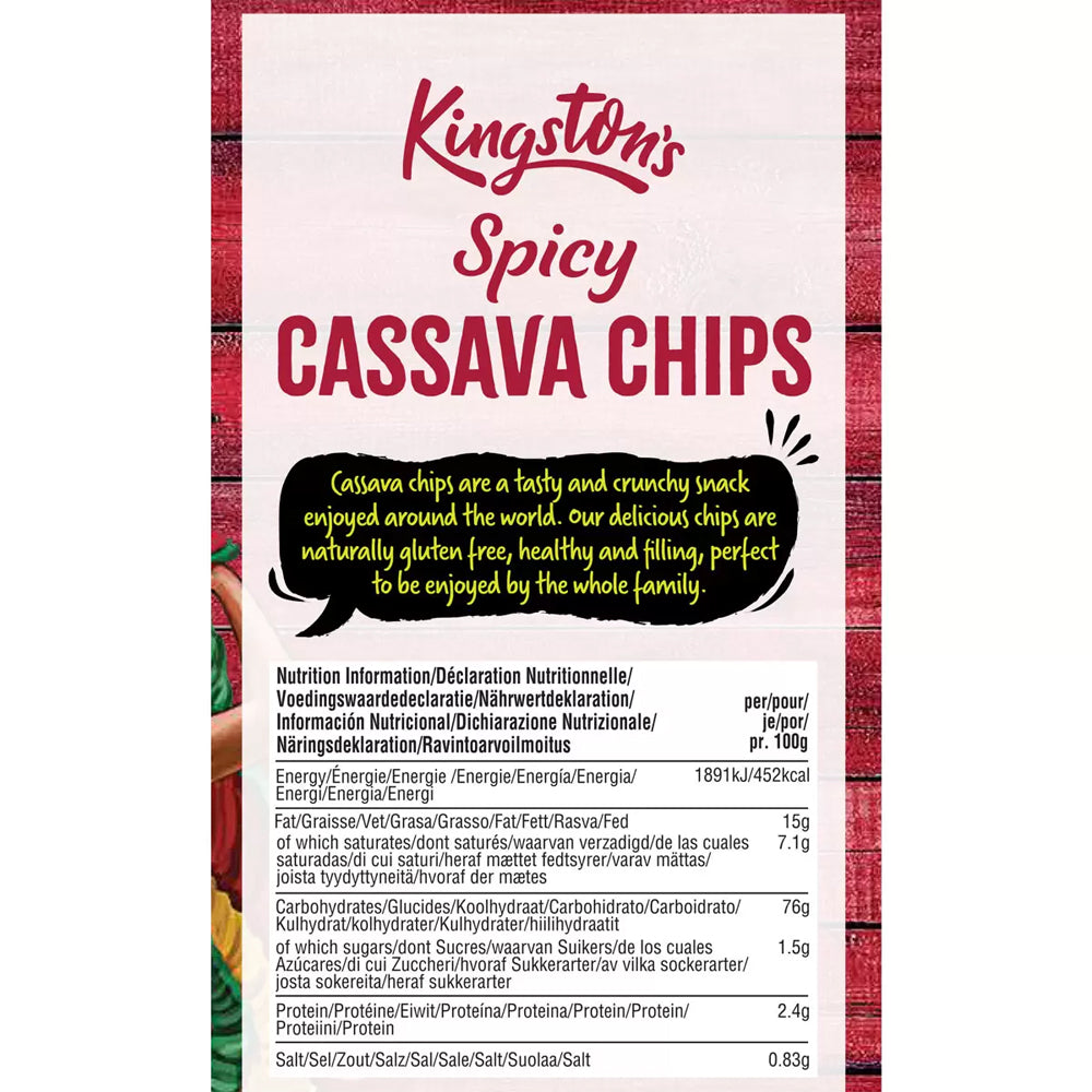 Kingstons Spicy Cassava Chips 2 x 500g