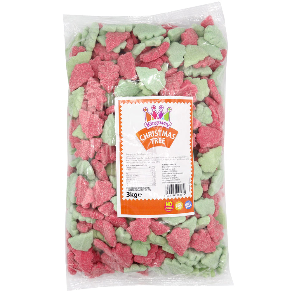 Kingsway Christmas Trees 3kg | Strawberry & Apple Gummies