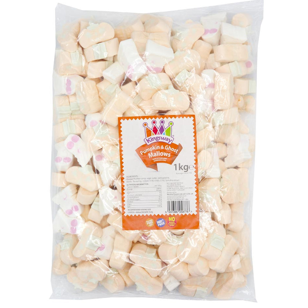 Kingsway Pumpkin & Ghost Marshmallows 1kg