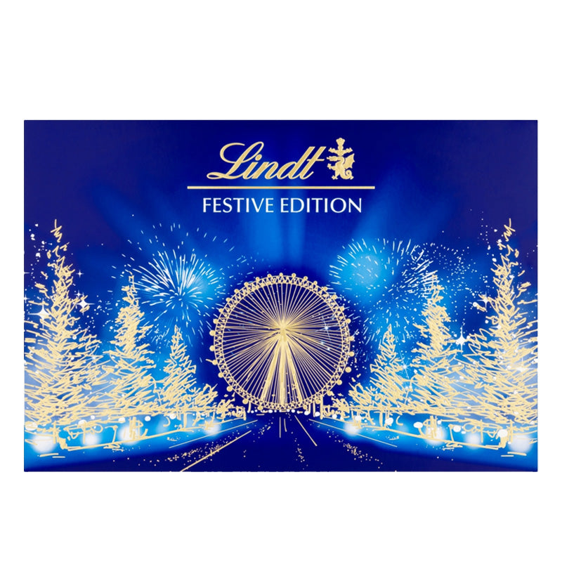Lindt Festive Edition Chocolate Gift Box 469g Assorted Milk Dark White Chocolates