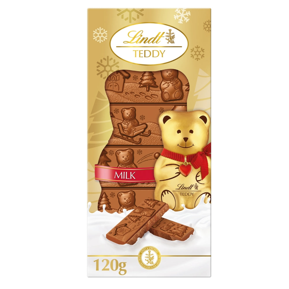 Lindt TEDDY Milk Chocolate Bar 3 x 120g