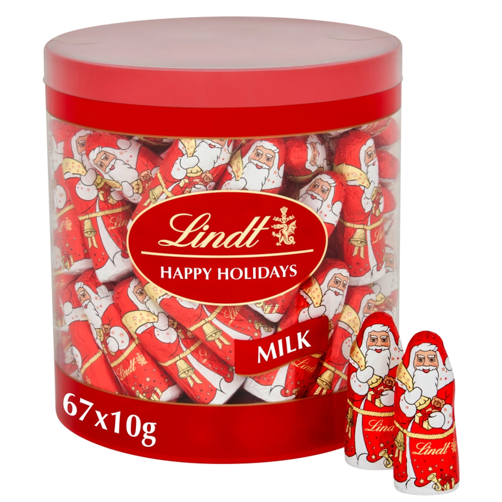 Lindt Santa & Reindeer Mixed Mini Milk Chocolate 10g (30 & 67 Pieces)