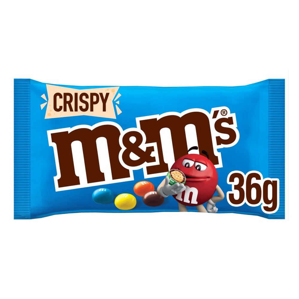M&M'S Milk Chocolate Crispy Bag 24 x 36g