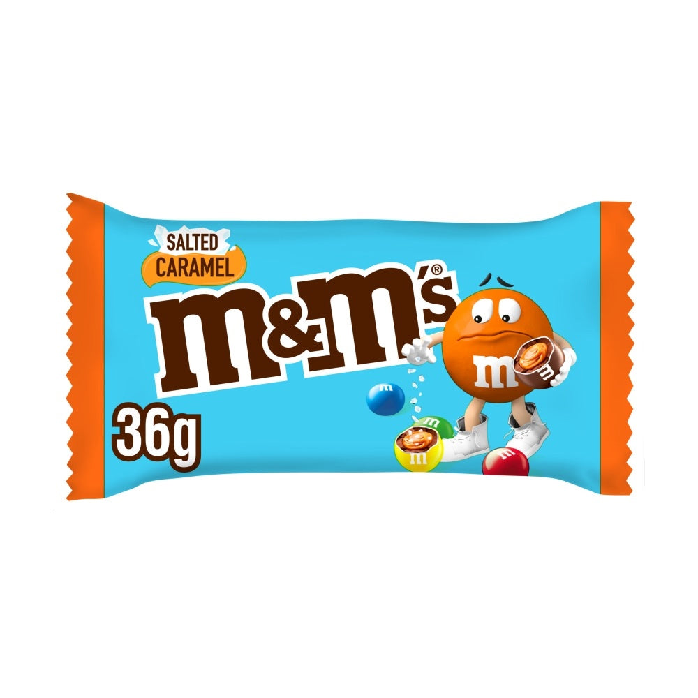 M&M's Salted Caramel Limited Edition Chocolate Bag 36g (Box of 24)