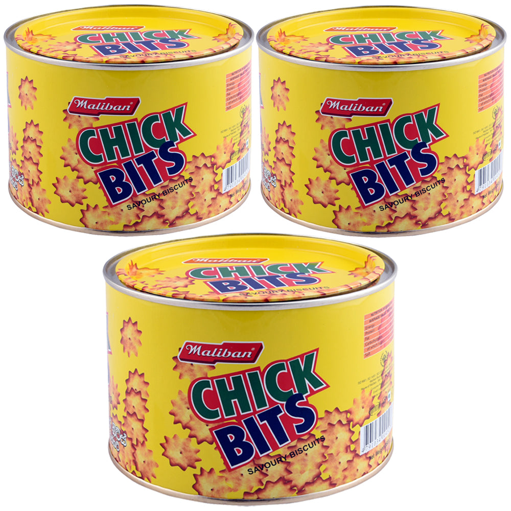 Maliban Chick Bits Biscuit Tin 3 x 270g