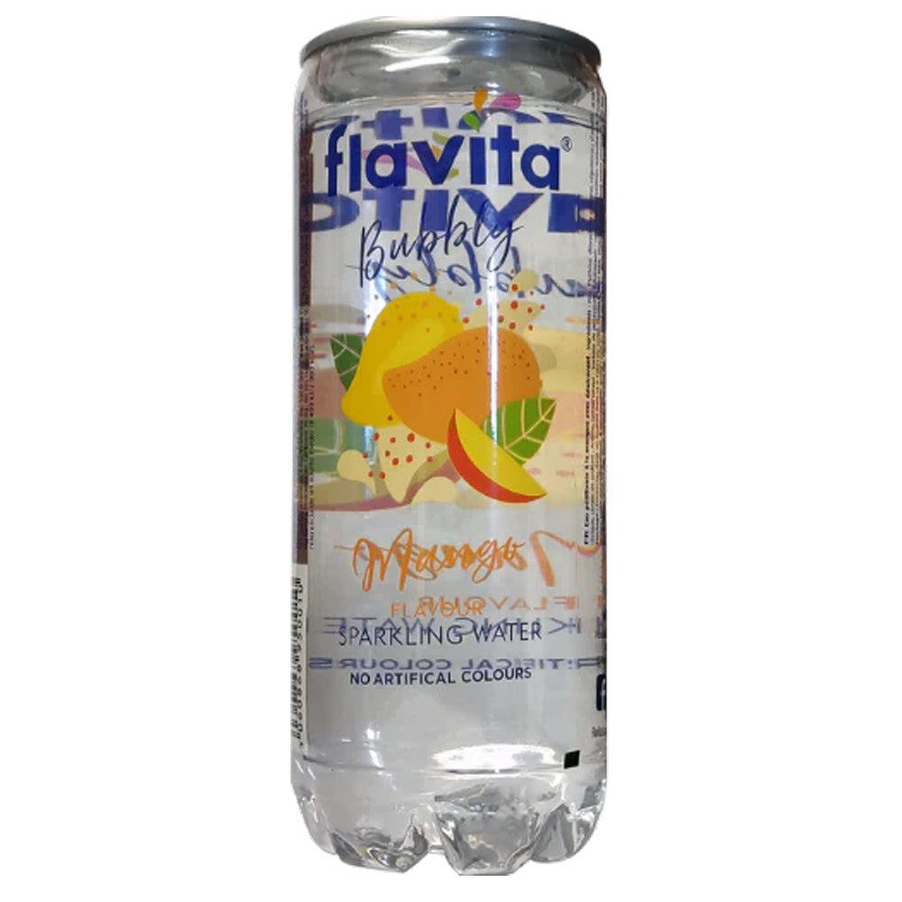 Flavita Bubbly Mango Sparkling Water 300ml (Pack of 24)