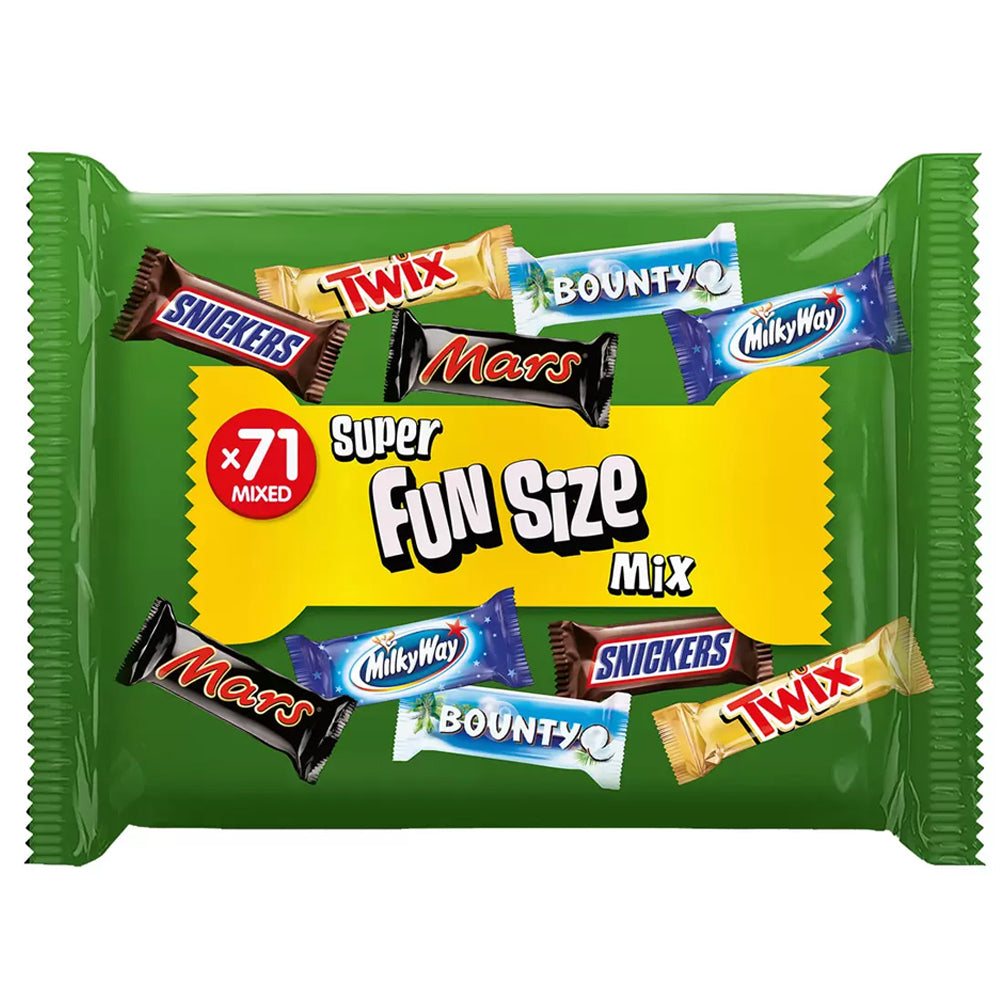 Mars Super Fun Size Mix 1.4kg – 71 Mini Bars Snickers, Twix & More