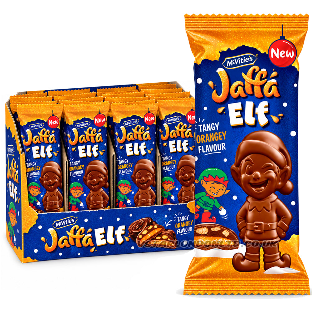 McVitie's Jaffa Elf Tangy Orange Flavour 29g (16 & 32 Bars)