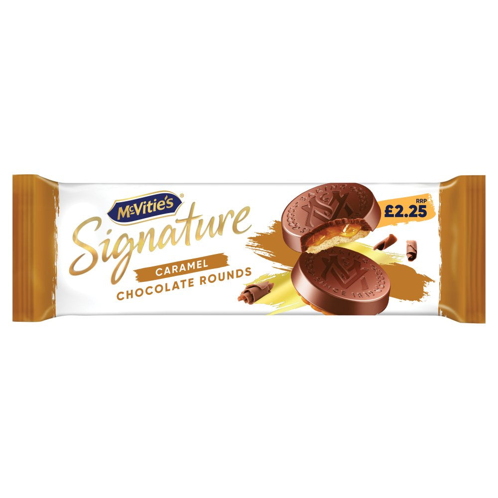 McVitie's Signature Caramel Chocolate Rounds 15 x 109g PMP