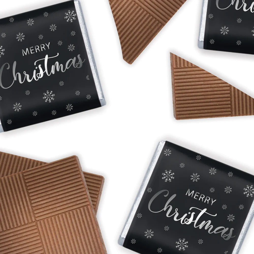 Milk Chocolate ‘Merry Christmas’ Neapolitans 750g (Approx. 150 Pieces)