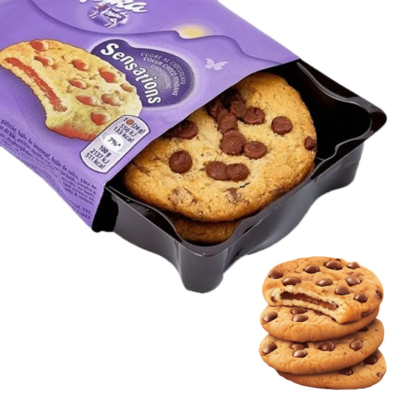 Milka Sensations Choco Inside 156g – Chocolate Biscuits (6 & 12 Packs)