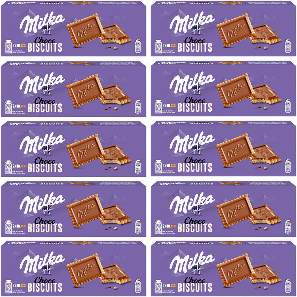 Milka Choco Biscuits Chocolate Cookies 150g – Alps Milk (6, 10 & 14 Packs)