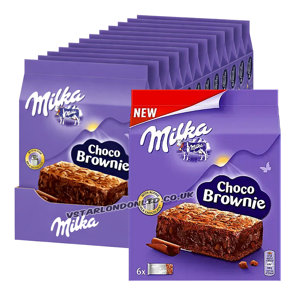 Milka Choco Brownie 150g (6 & 13 Bags) Bulk Chocolate Brownies UK