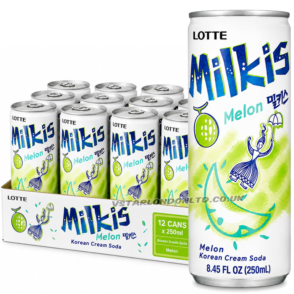 Milkis Melon Korean Cream Soda 250ml (6 & 12 Cans)
