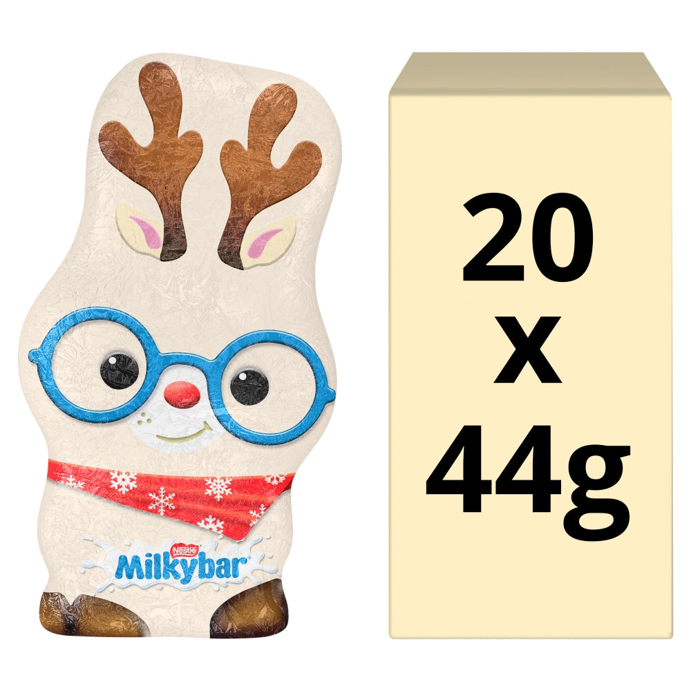 Milkybar Reindeer White Chocolate Christmas Figure 20x44g