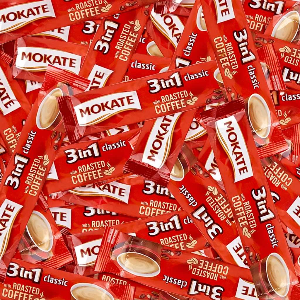 Mokate 3 in 1 Classic Instant Coffee Sachets (50 - 200 Sachets)