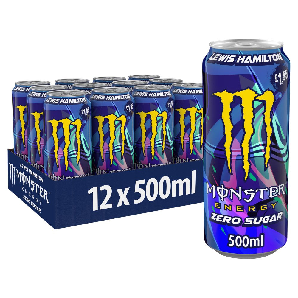 Monster Energy Lewis Hamilton Zero Sugar 12 x 500ml PMP