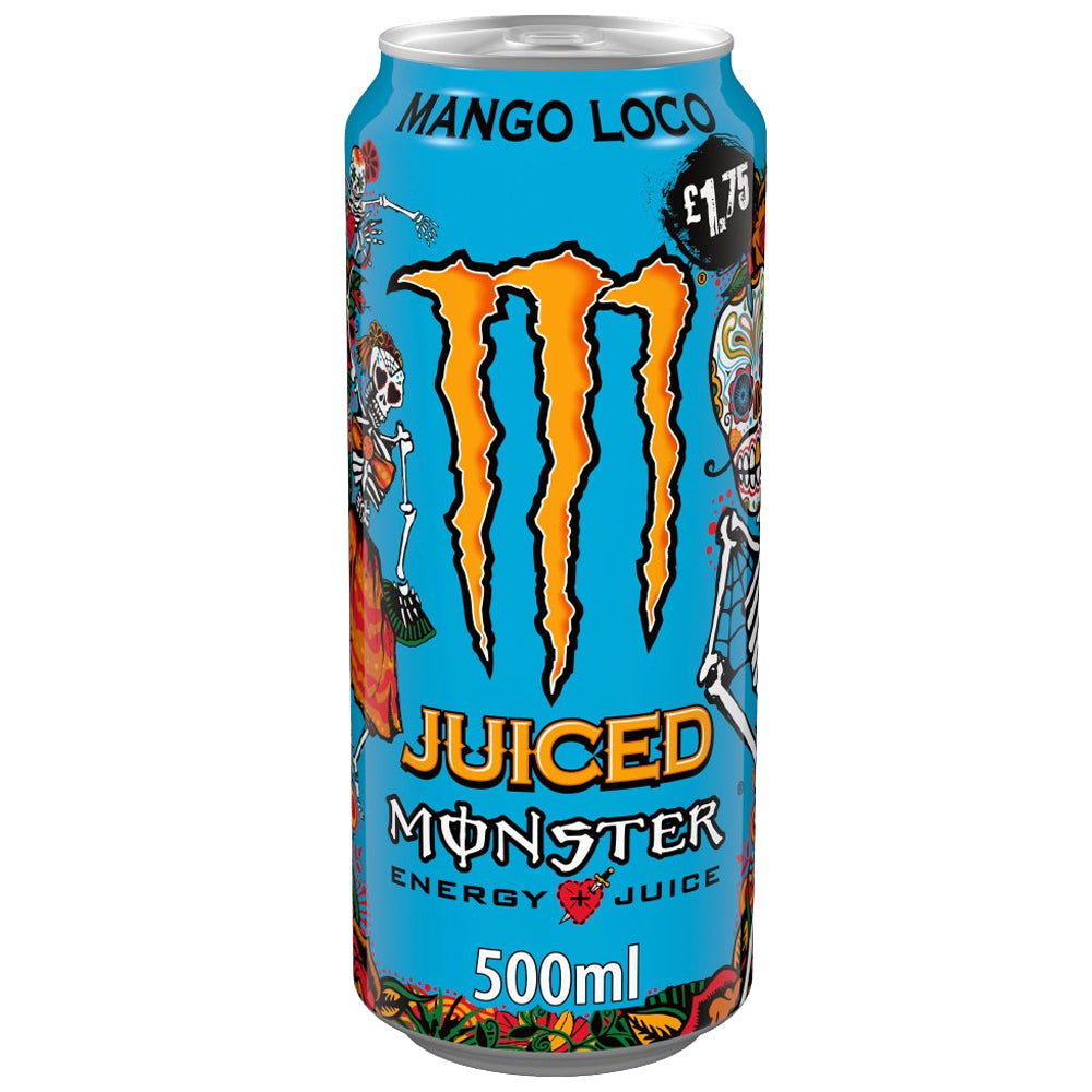 Monster Energy Mango Loco 12 x 500ml PM £1.75 – Halloween Edition