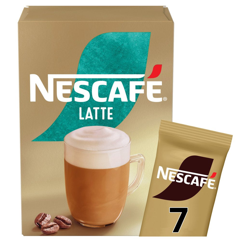 Nescafé Latte Instant Coffee 7 x 18g Sachets (Box of 6) PMP