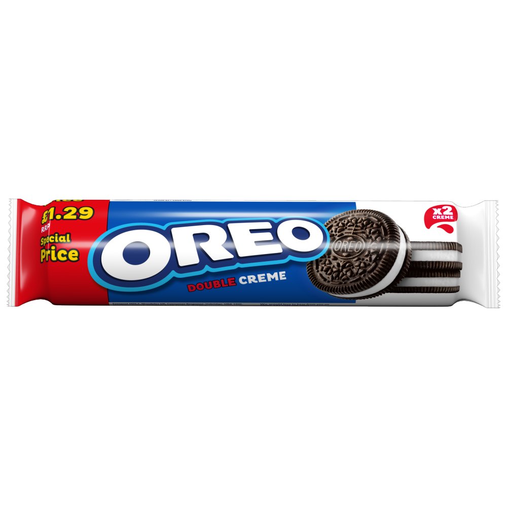 OREO Double Creme Vanilla Sandwich Biscuits PMP 157g (Box of 16)