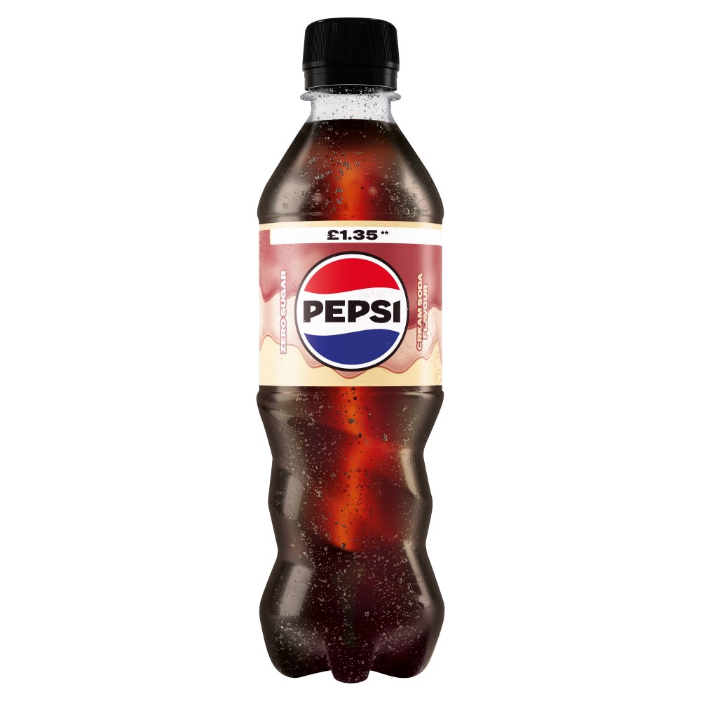Pepsi Cream Soda Flavour Bottle 500ml PMP (Case of 12)