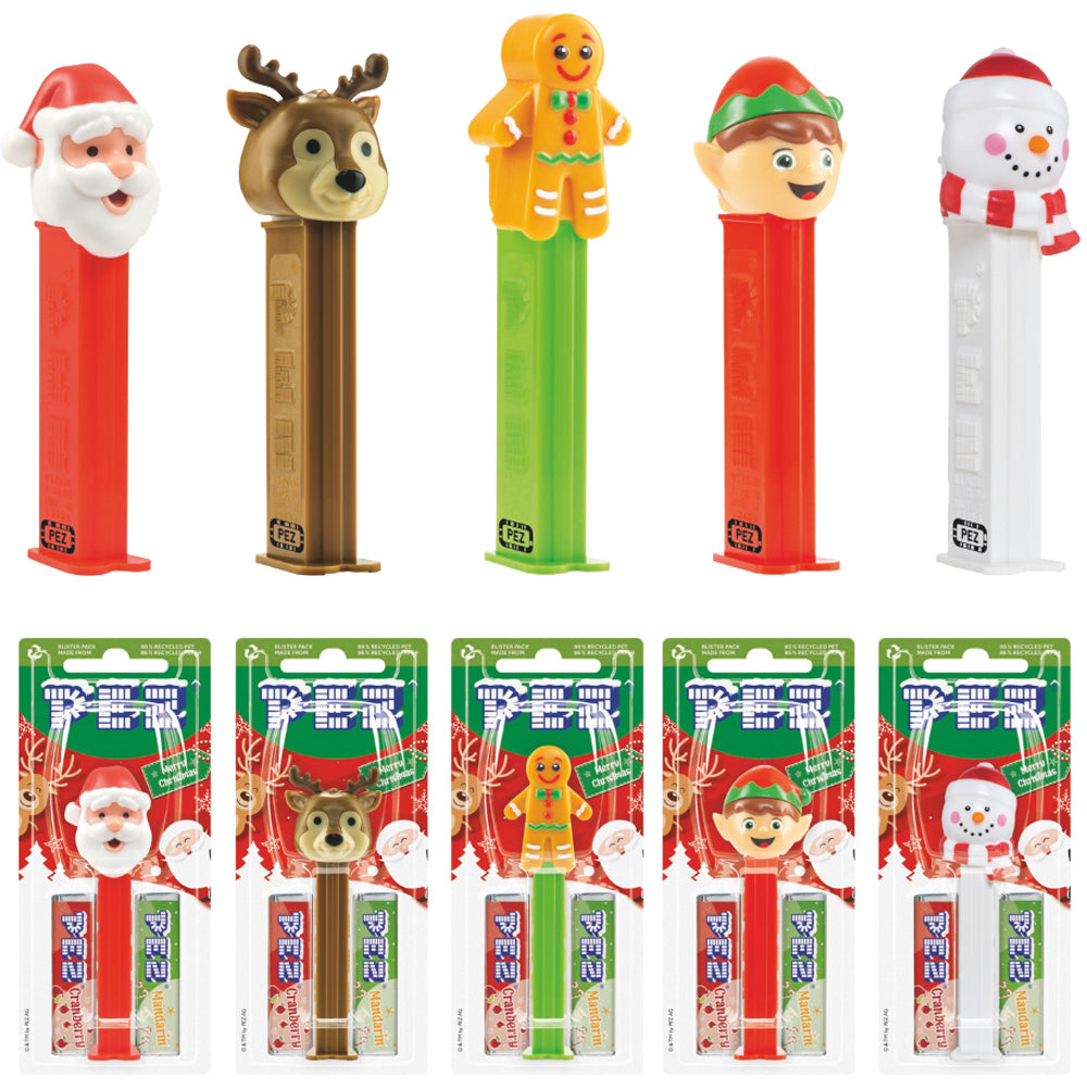 Pez Christmas 1+2 Impulse Packs 12 x 17g