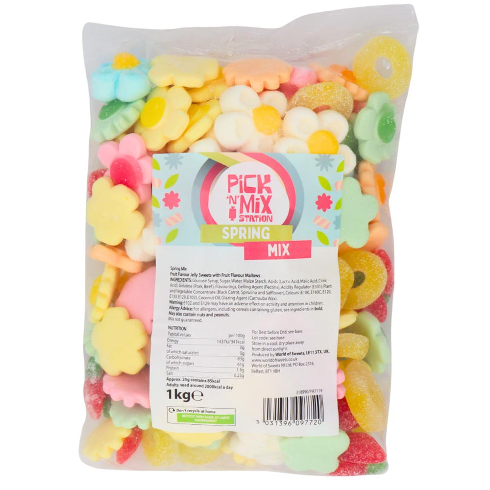 Pick N Mix Station Spring Mix 1kg Bulk Sweets