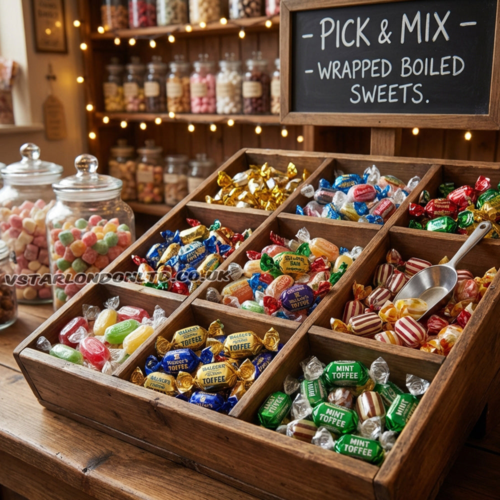 Pick & Mix Assorted Wrapped Boiled Sweets 1kg–5kg