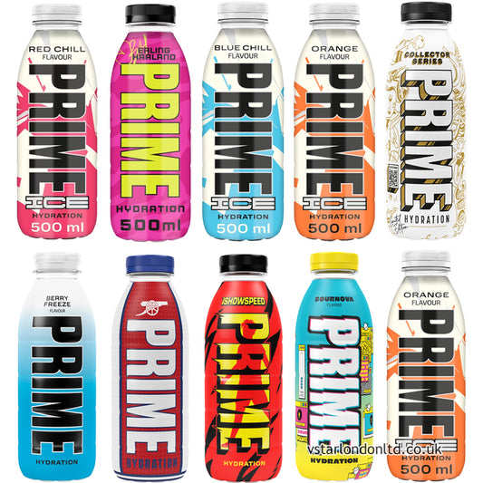 Prime Hydration Mixed Pack – 6 or 12 Bottles (Chill Flavours + Special Editions)