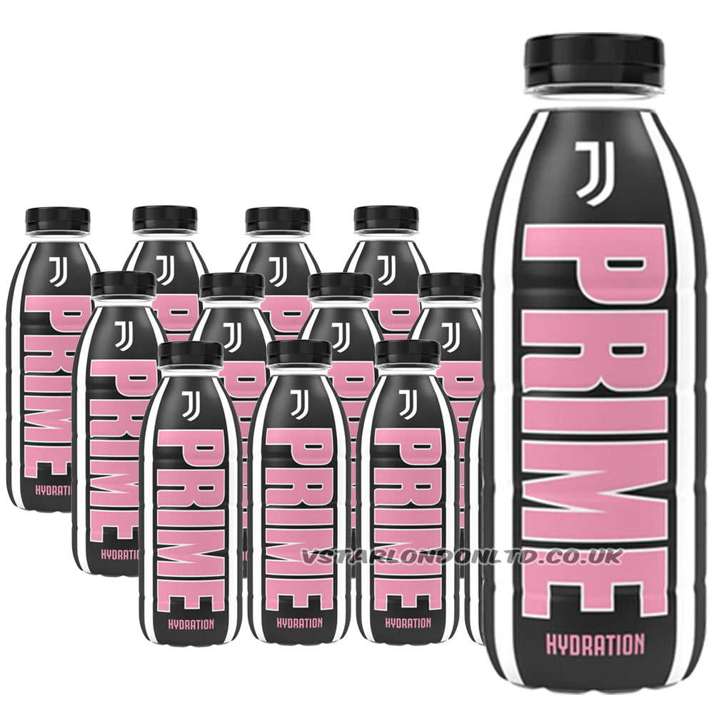 Prime Hydration FC Juventus Bottle 500ml (6 & 12 Bottles)