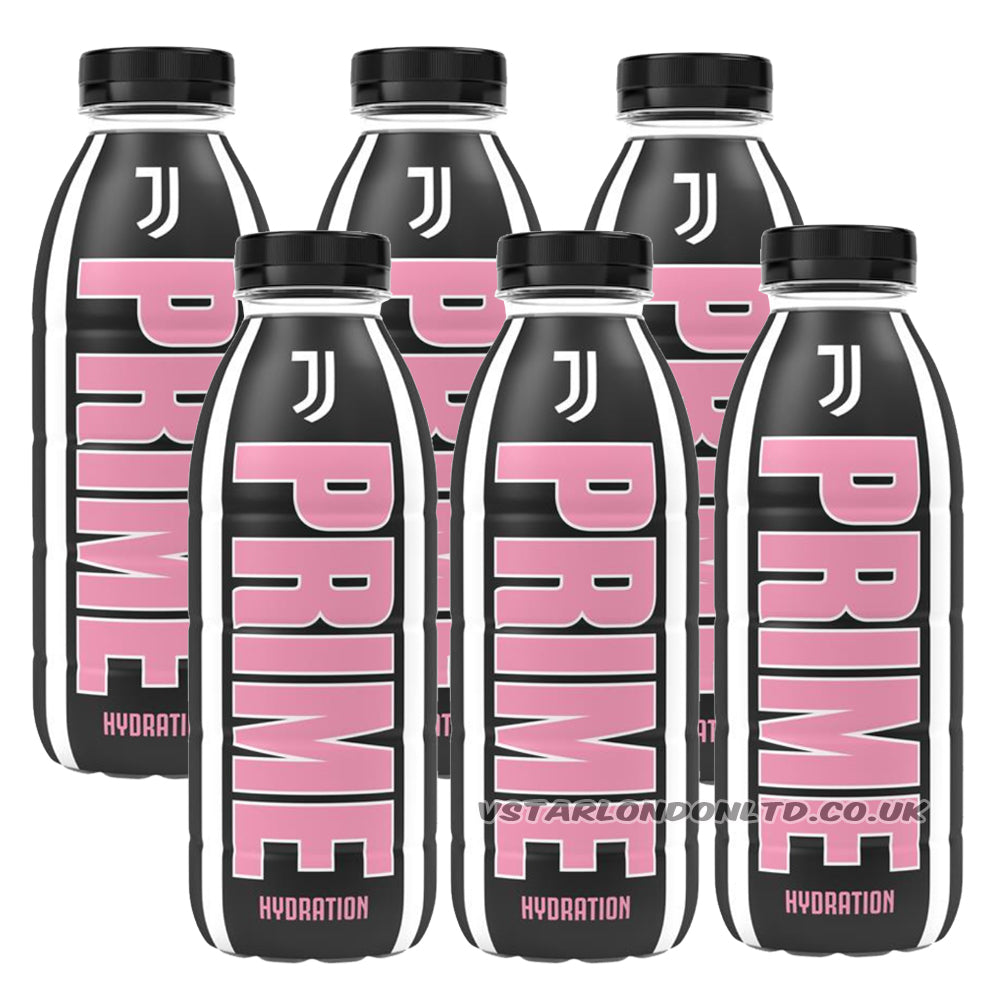 Prime Hydration FC Juventus Bottle 500ml (6 & 12 Bottles)