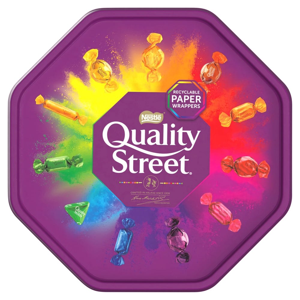 Quality Street Chocolate Tub 550g – Assorted Chocolates & Toffees