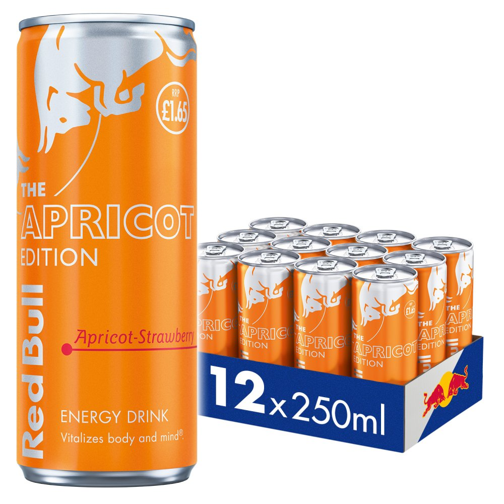 Red Bull Energy Drink Apricot Edition 250ml (Case of 12)