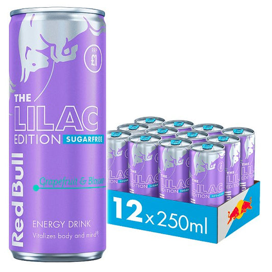 Red Bull LILAC edition Sugar Free (12 x 250ml)