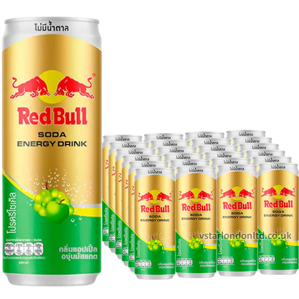 Red bull Green Apple Energy Drink 250ml (12 & 24 Cans)