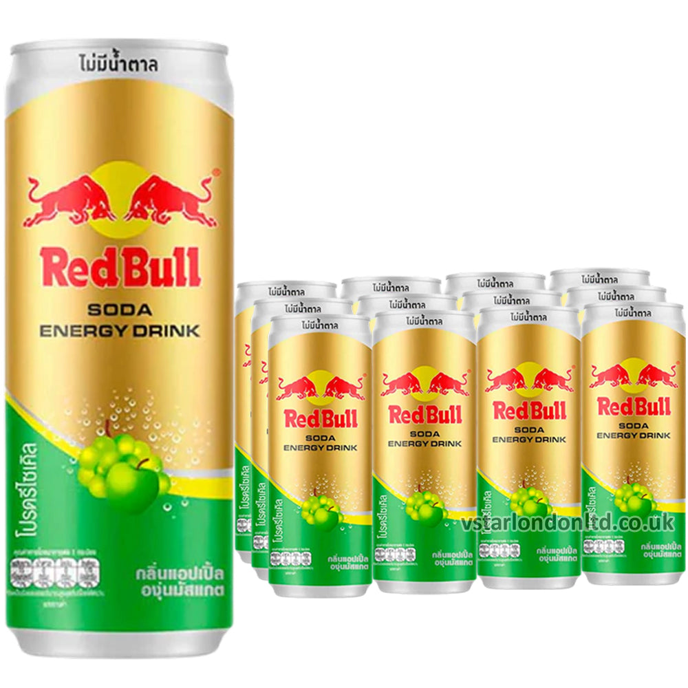 Red bull Green Apple Energy Drink 250ml (12 & 24 Cans)