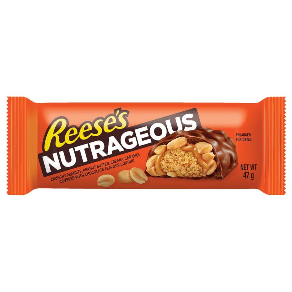 Reese's Nutrageous Chocolate Bar 18 x 47g