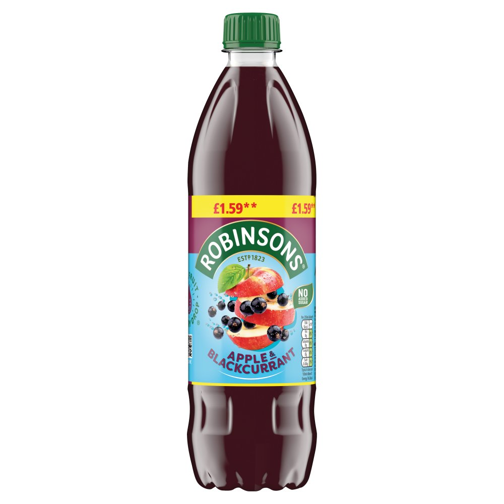Robinsons Apple & Blackcurrant No Added Sugar Squash PMP 750ml (Case of 12)