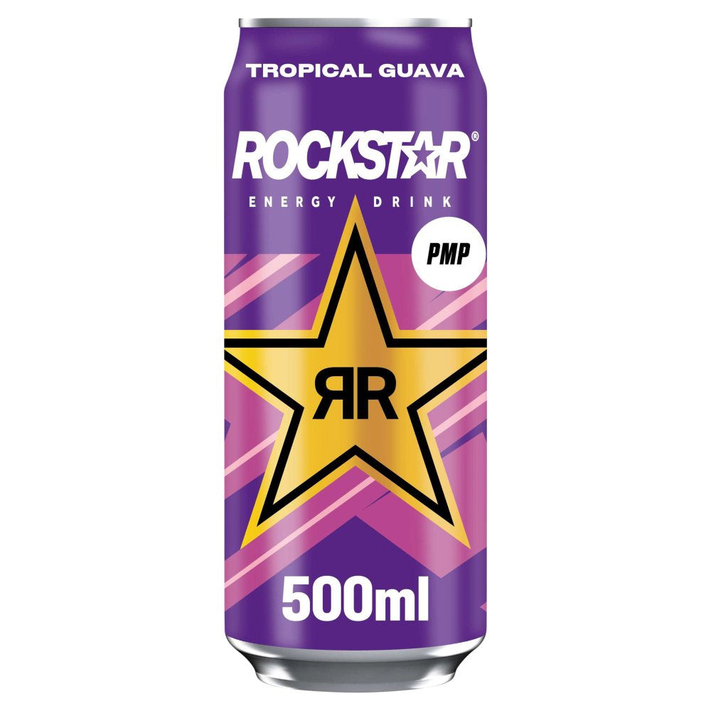Rockstar Energy Drink Tropical Guava 12 x 500ml PMP
