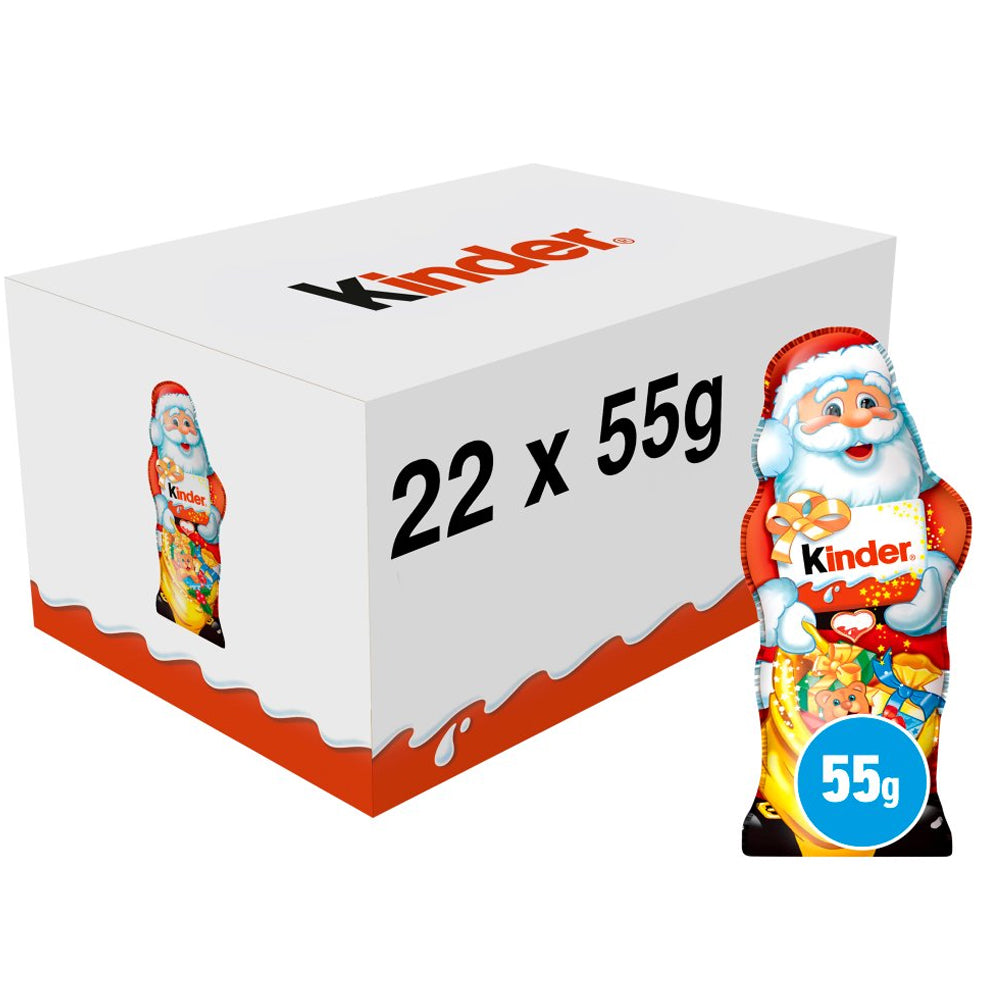 Kinder Chocolate Hollow Santa Figure 55g (10, 15 & 24 Figures)