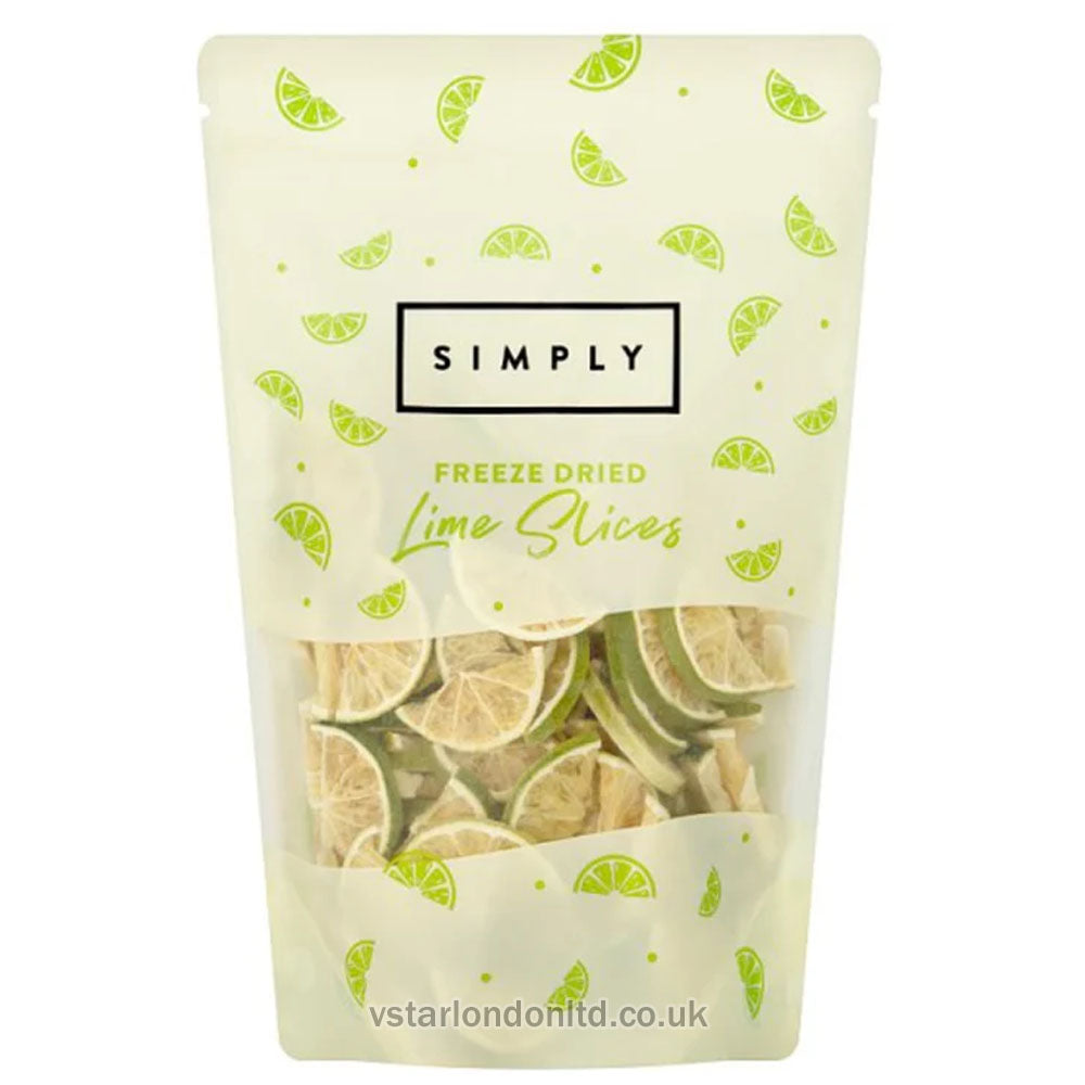 Simply Freeze Dried Lime Slices 100g