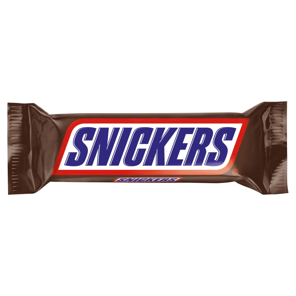 Snickers Caramel, Nougat, Peanuts & Milk Chocolate Snack Bar 48g (Box of 48)