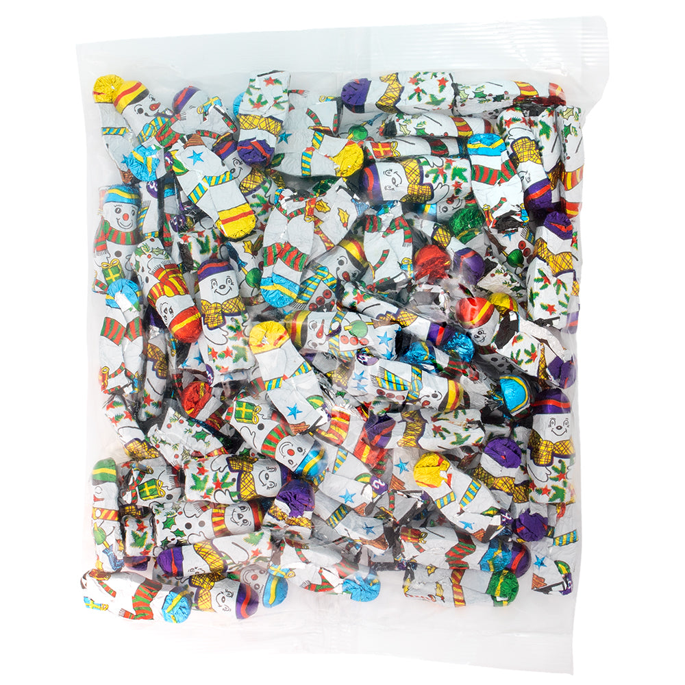 Solid Milk Chocolate Snowmen Christmas Sweets (1kg - 3kg)