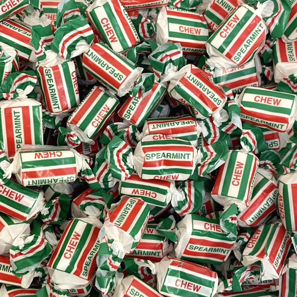 The Real Candy Co Spearmint Chews – Individually Wrapped Mint Sweets