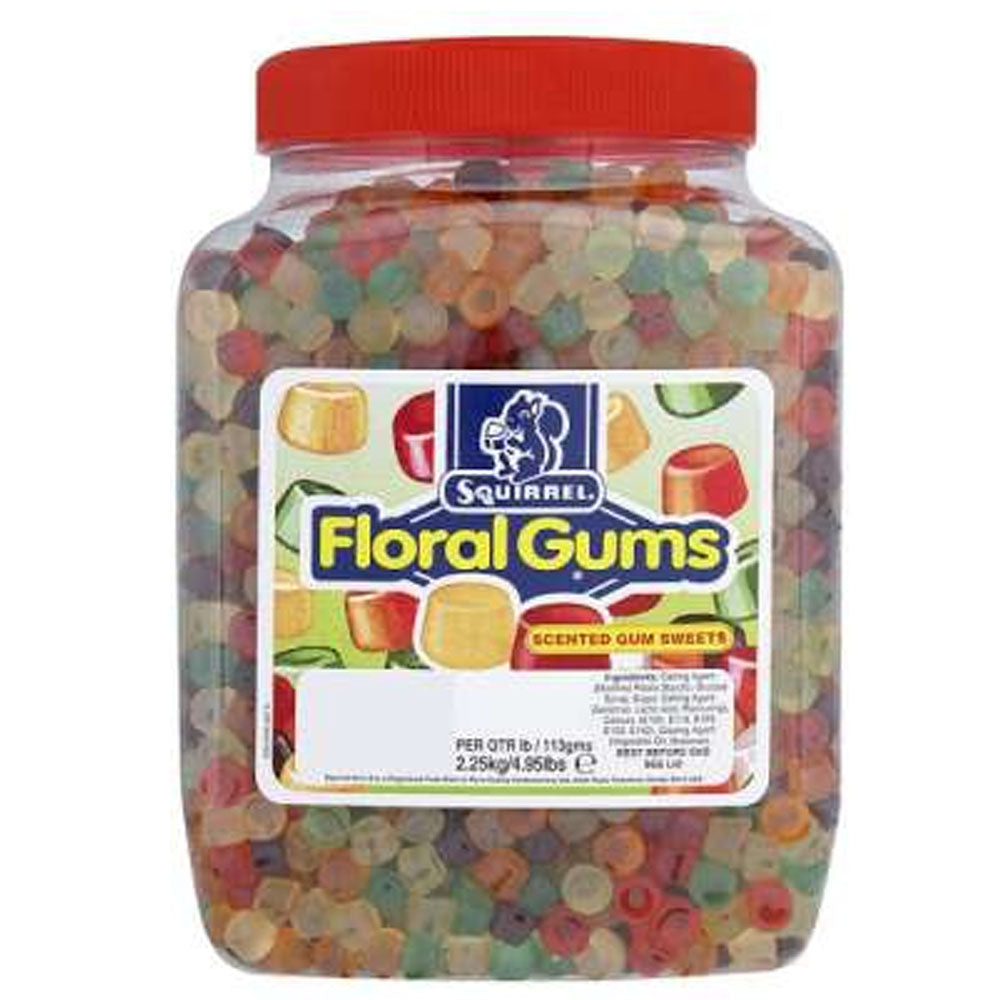 Squirrel Floral Gums Jar 2.25kg